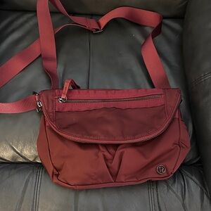 lululemon athletica Deep Red Crossbody Bag
